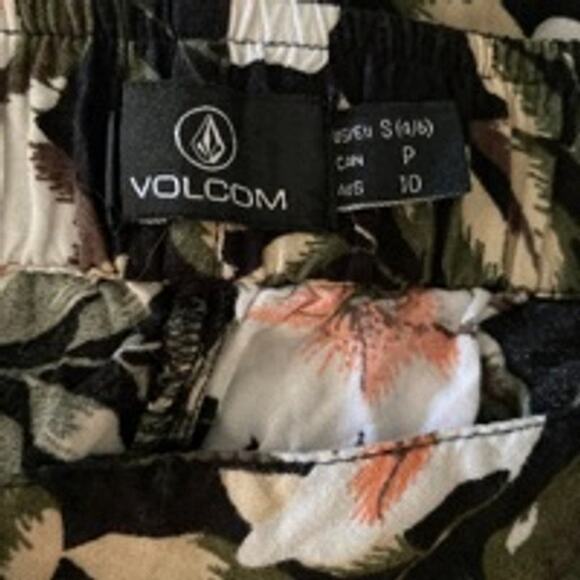 Vacationcore Retro Tropical Floral Wide-Leg Pants Volcom Women’s Small - Picture 3 of 6